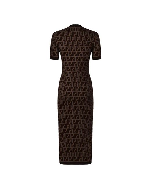 Fendi Brown Midi Dresses