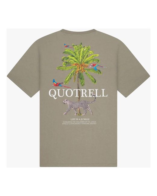 T-Shirts Quotrell de hombre de color Gray