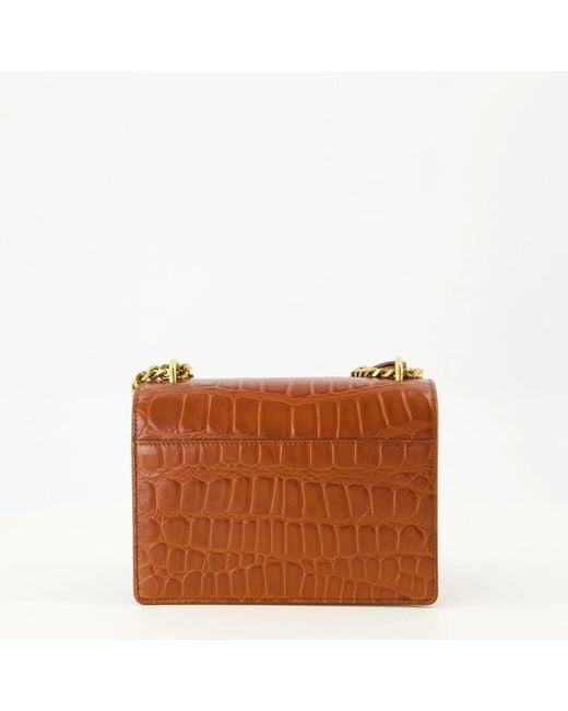 Saint Laurent Brown Shoulder Bags