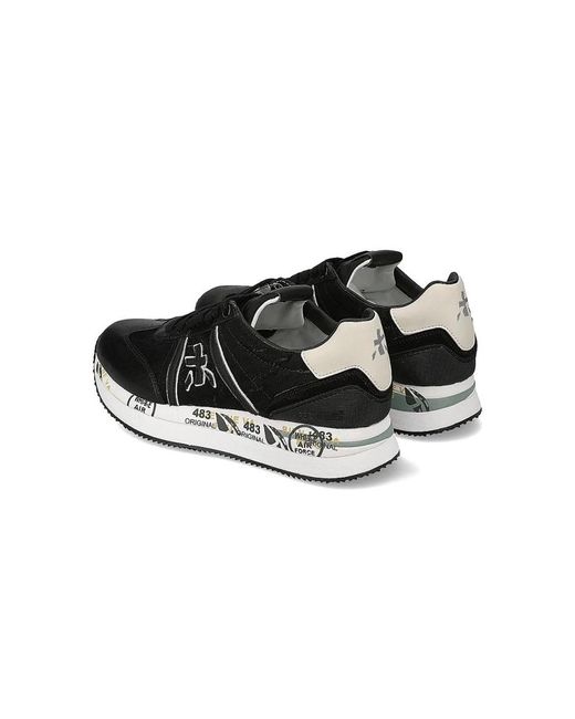 Premiata Black Conny 6987 High-Top Sneaker