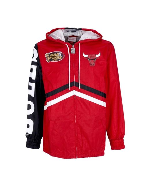 Light Jackets Mitchell & Ness de hombre de color Red