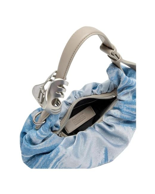 DIESEL Blue Shoulder Bags