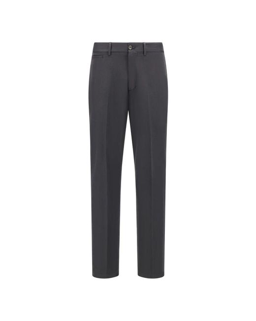 Boggi Stretch-Baumwoll- Und Leinenhose in Gray für Herren