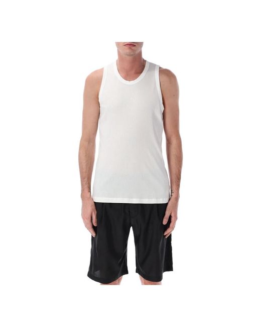 James Perse White Sleeveless Jumpers for men