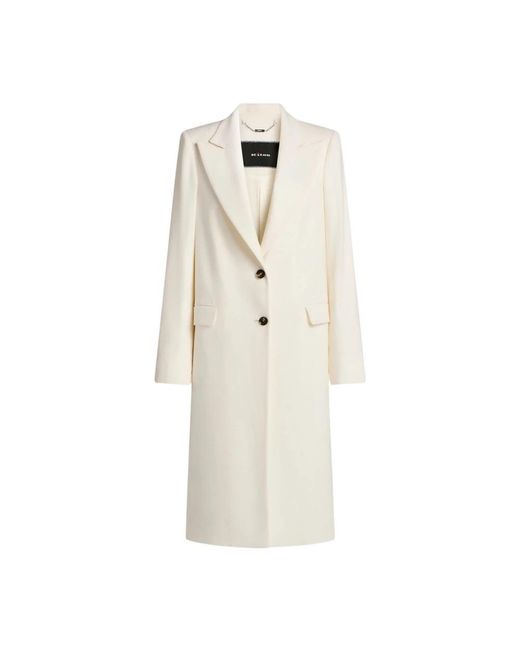 Kiton Jassen ,Leer Pure Cashmere Overcoat in het Natural