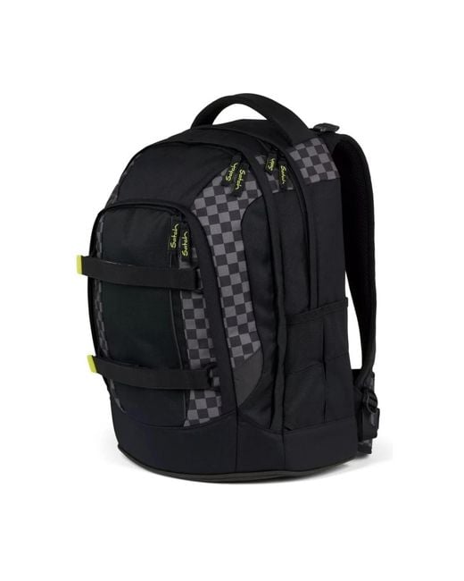 Satch Black Backpacks
