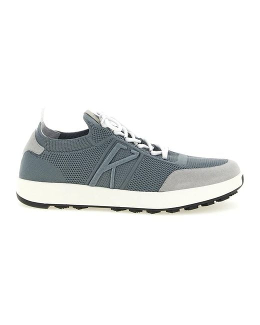 Kiton Blue Sneakers for men