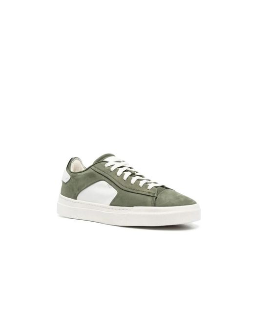 Santoni Green Sneakers for men