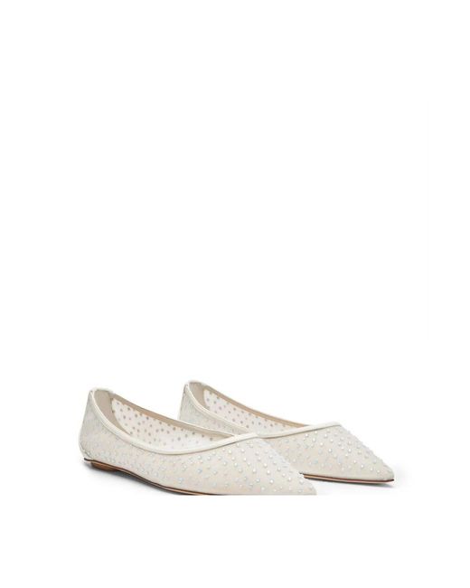 Ballerinas di Stuart Weitzman in White