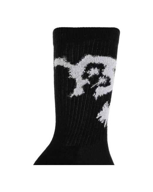 Socks Y-3 pour homme en coloris Black