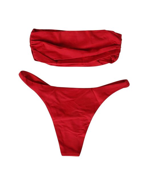 The Attico Red Stylischer bikini für den sommer