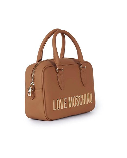 Love Moschino Brown Cross Body Bags