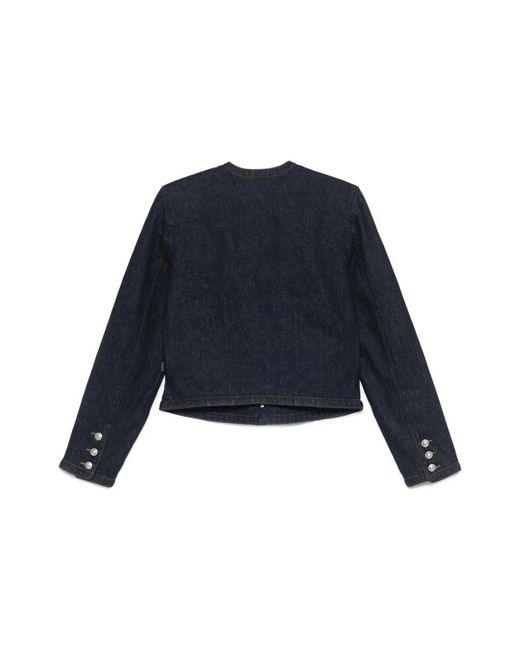 7 For All Mankind Blue Denim Jackets