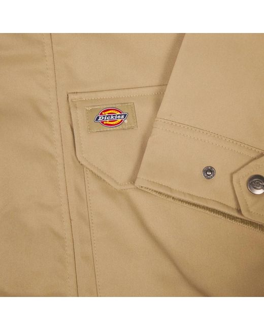 Dickies Jassen ,Bruin ,Stijlvolle Jassen Voor Modieuze Looks in het Natural voor heren