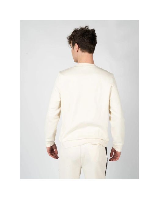 Guess Hoodies & Sweatvesten ,Wit ,Elegante Ronde Hals Tröja in het Black voor heren