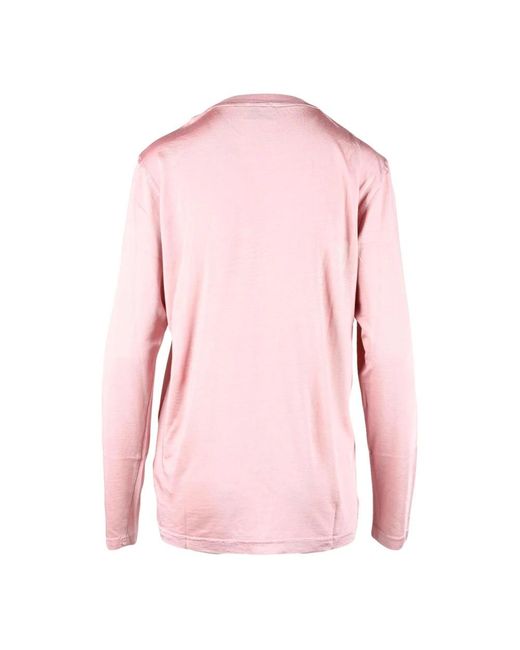 DIESEL Pink Long Sleeve Tops