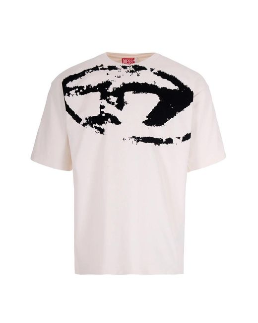 DIESEL Pink T-Shirts for men