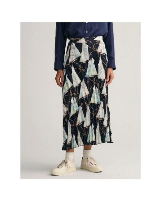 Maxi Skirts di Gant in Blue
