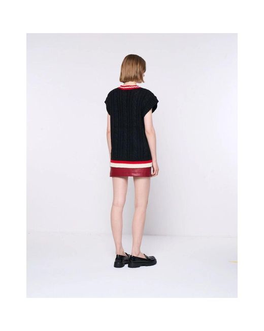 Silvian Heach Black Strickweste