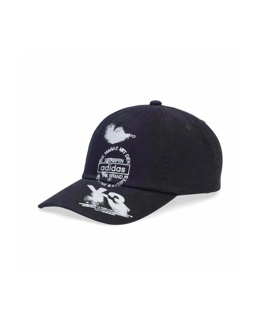 Y-3 Logo Baseball Cap in Blue für Herren