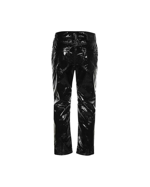 Dondup Black Straight Trousers