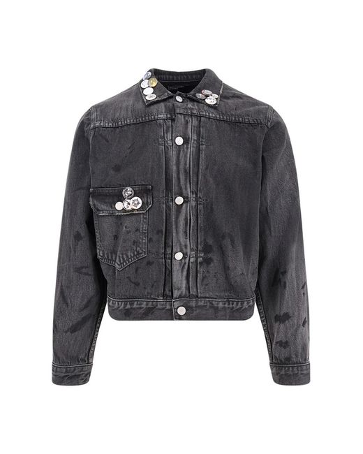 Enfants Riches Deprimes Gray Denim Jackets for men