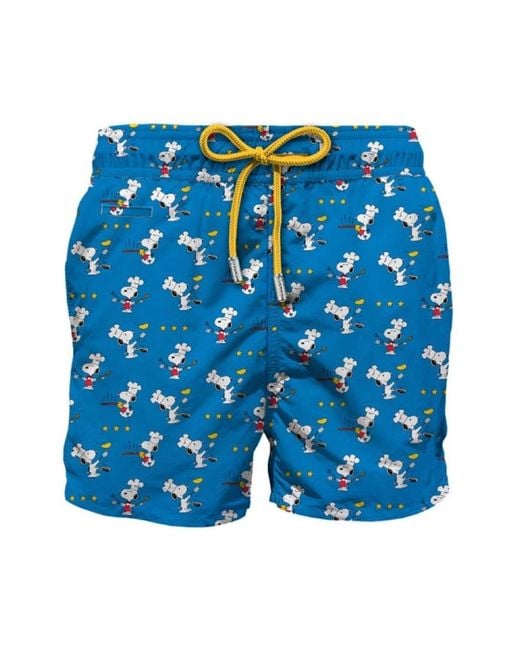 Mc2 Saint Barth Blue Beachwear for men