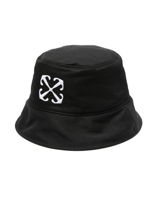 Off-White c/o Virgil Abloh Black Off- Arrow Bucket Hat for men