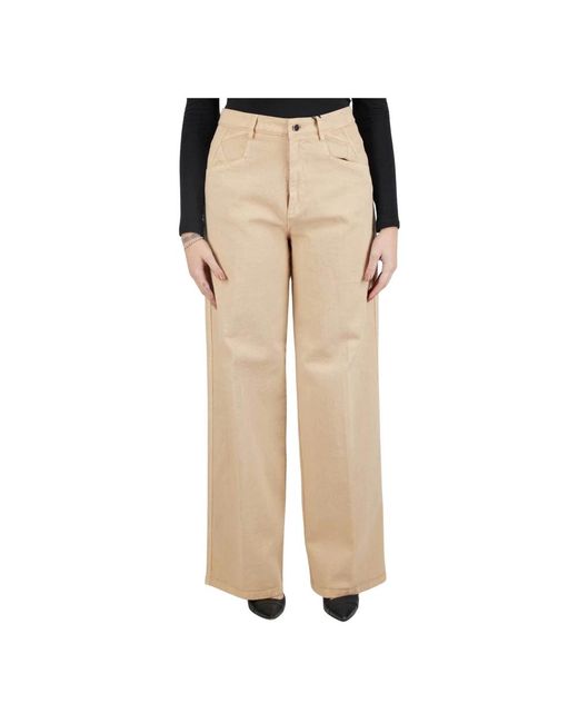 Kiton Natural Wide Trousers