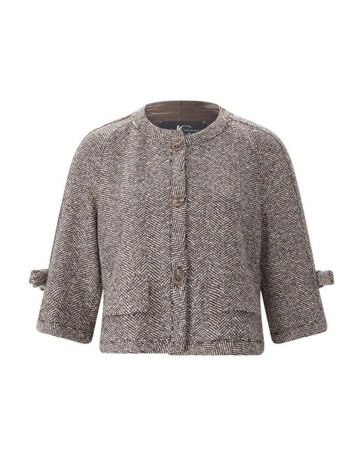 Luisa Cerano Gray Light Jackets