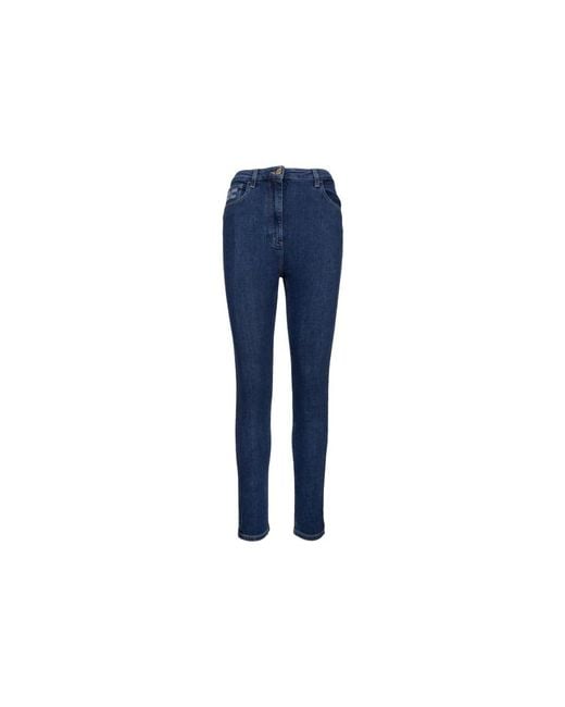 Elisabetta Franchi Blue Skinny Fit Jeans