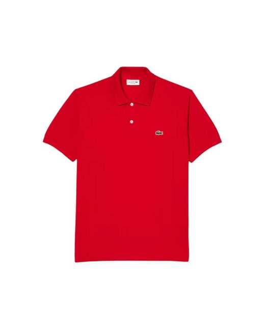 Lacoste Tops ,Rood ,Katoen L.12.12 Original Polo in het Red voor heren