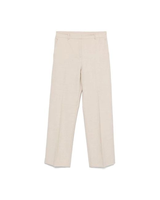 Antonelli Natural Straight Trousers
