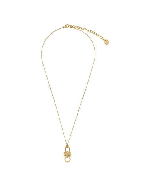 Necklaces Ferragamo de color Metallic