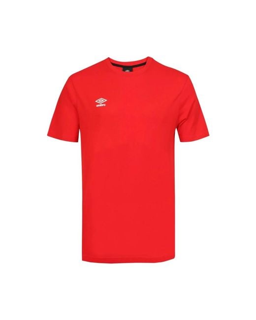 Magliette teamwear cotone di Umbro in Red da Uomo