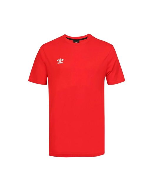 Umbro Teamwear baumwoll t-shirt in Red für Herren