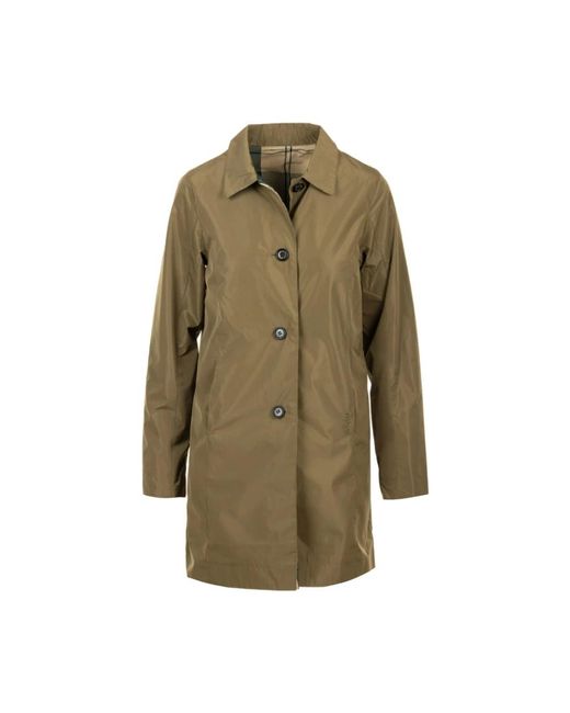 Single-Breasted Coats Barbour de color Green