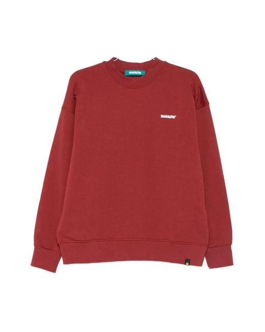 Barrow Sweatshirt Met Logoprint in het Red voor heren