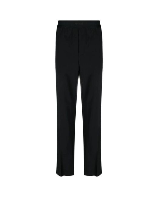 Straight Trousers MSGM pour homme en coloris Black