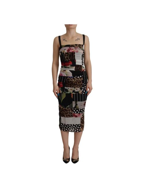 Dolce & Gabbana Black Midi Dresses