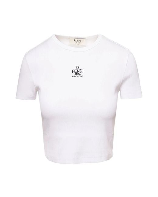 Fendi White T-Shirts