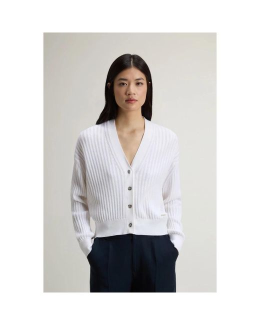 Cardigans Woolrich de color White