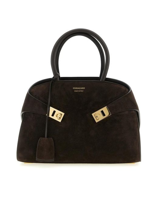 Ferragamo Black Handbags