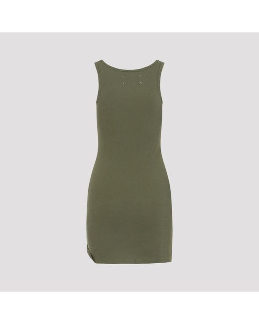 Maison Margiela Green Short Dresses