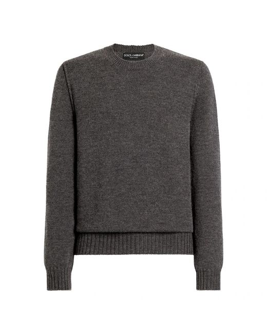 Dolce & Gabbana Pull Girocollo Ml in het Gray voor heren