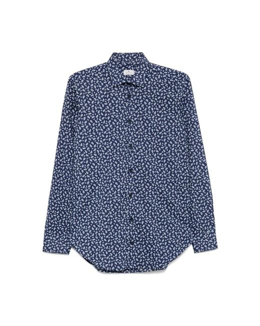 Etro Blue Casual Shirts for men