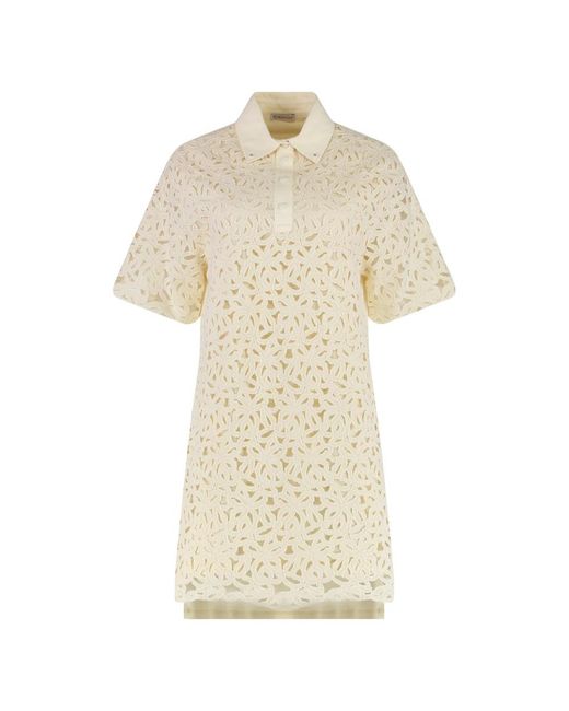 Moncler Natural Short Dresses