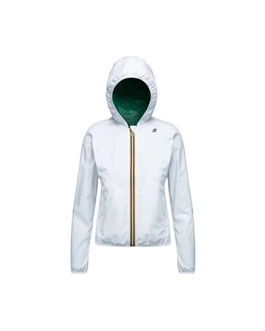 K-Way Lily Plus.2 Reversible Jacket in het Blue