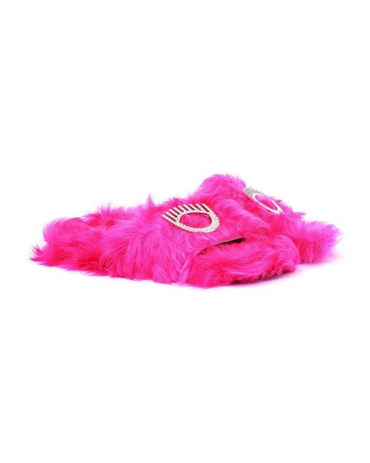 Chiara Ferragni Pink Sliders