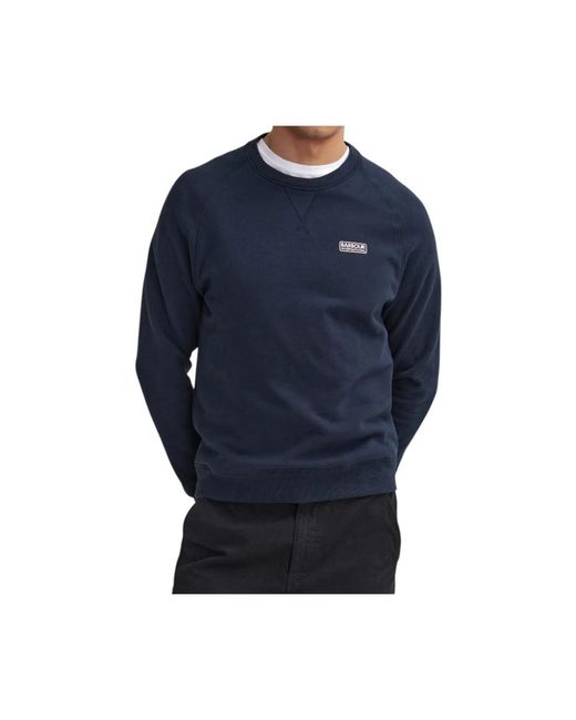 Barbour Crew Neck Sweater in het Blue voor heren